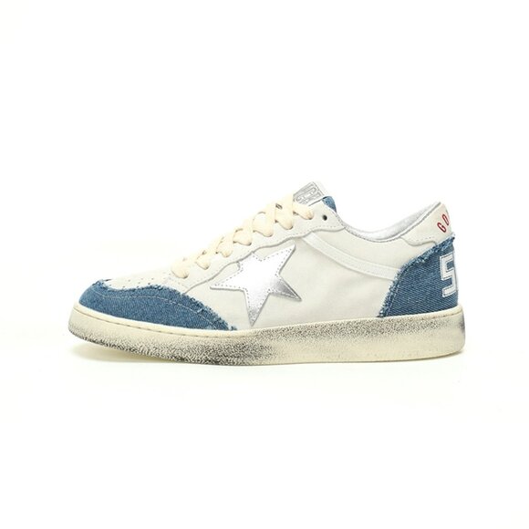 Golden Goose Mens Sneaker in White & Blue - Picture 1 of 8